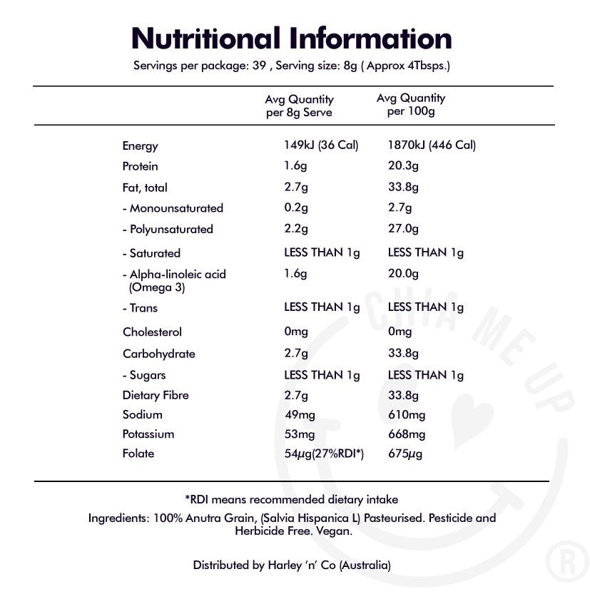 Organic Microfine Chia Powder